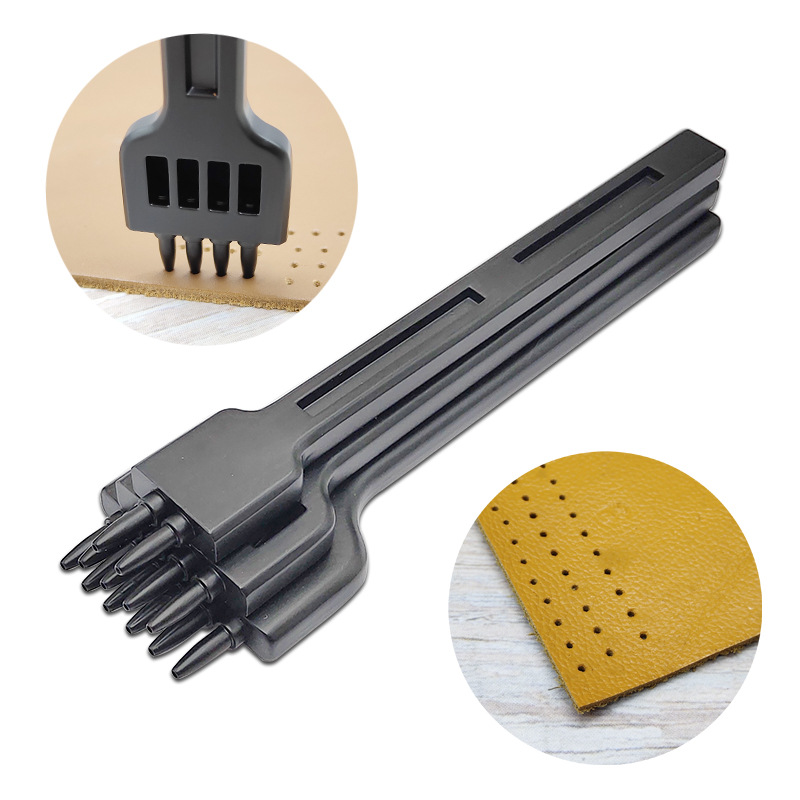 Leather Punch Revolving - 3pcs/set Alloy Steel DIY Leather Tool