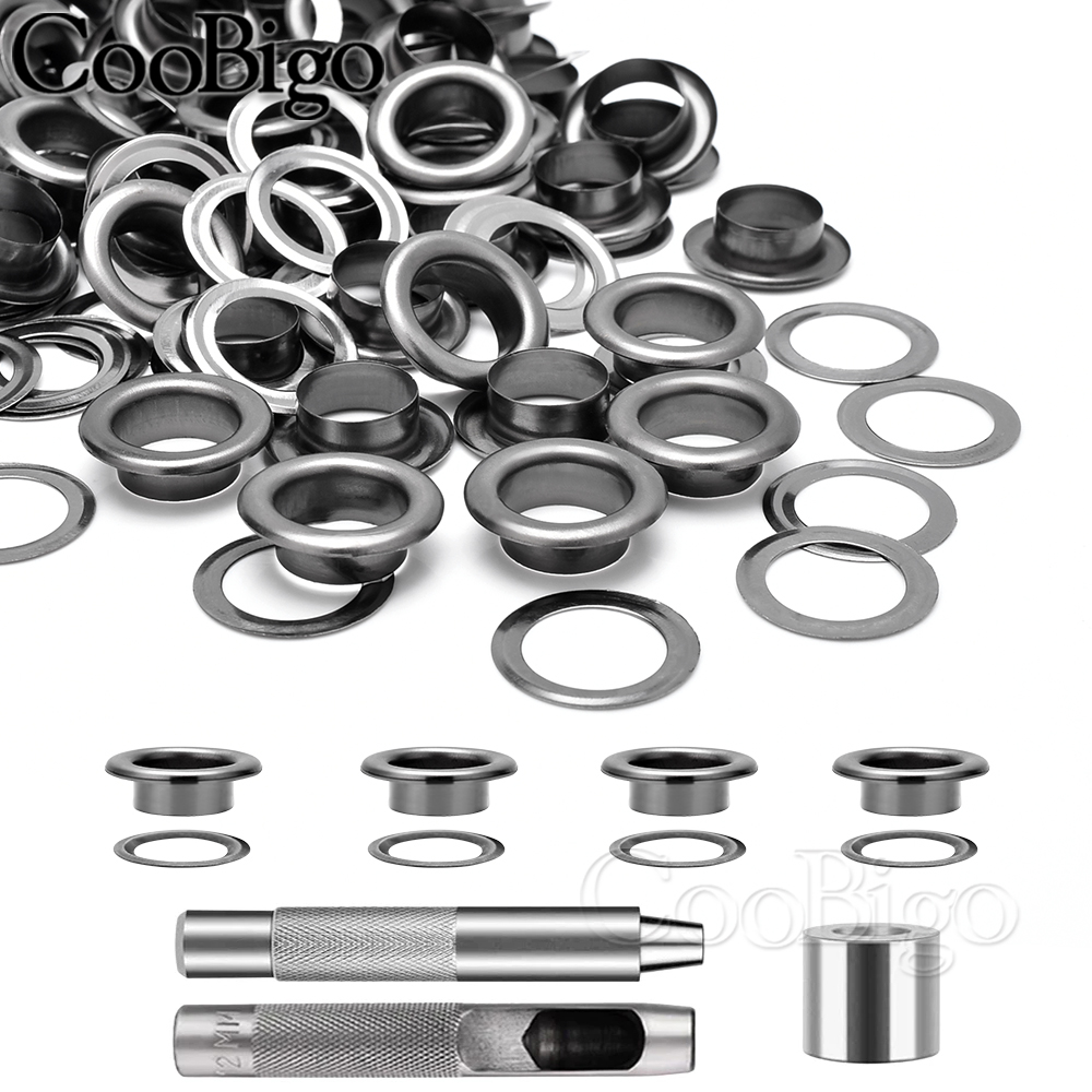Leatherwork Eyelets - Metal Grommet Tool Kit Grommets Eyelets