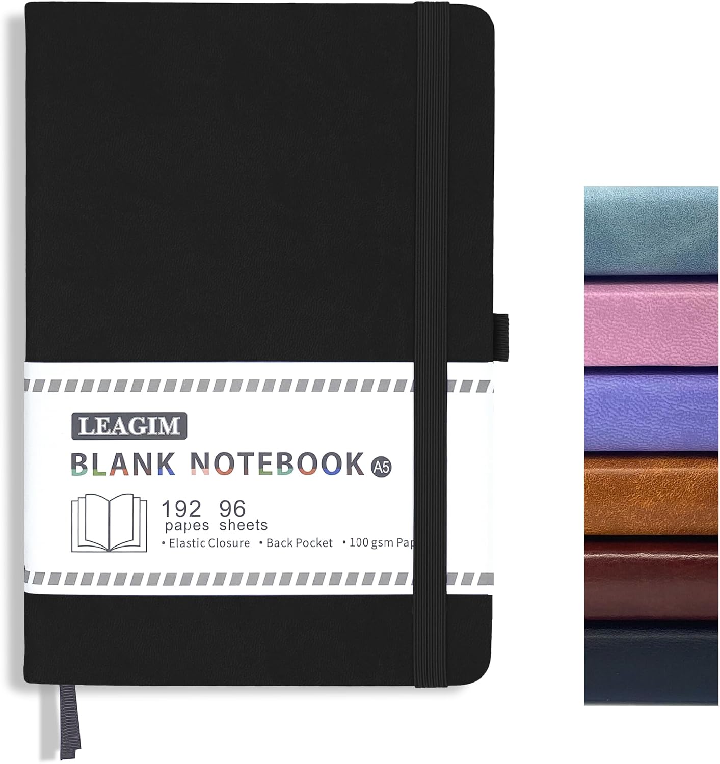 Leatherwork Images - Blank Journal Notebook A5 192 Pages