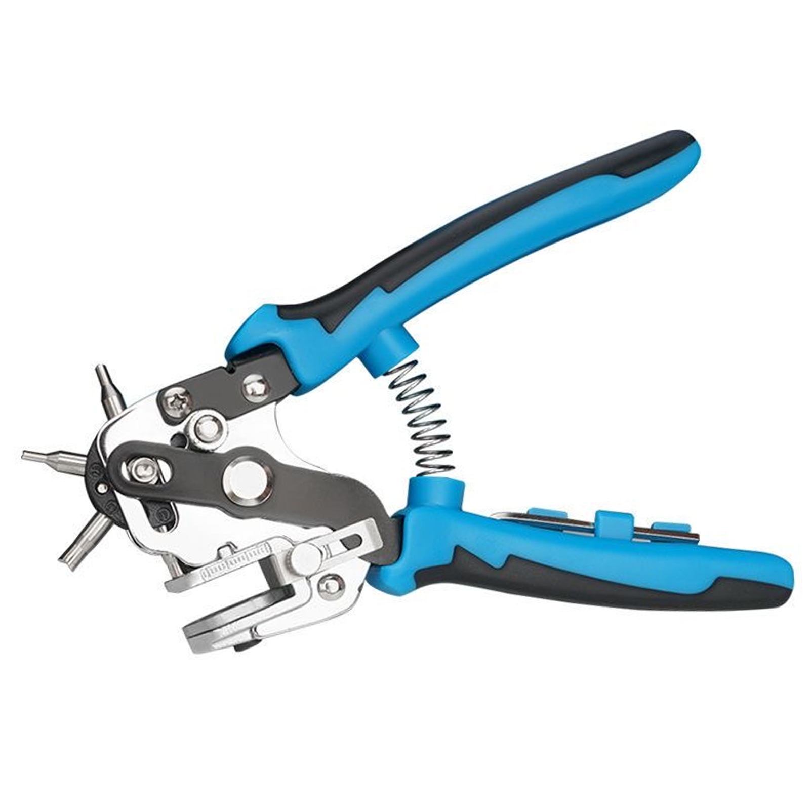 Leather Punch Revolving - φ2/2.5/3/3.5/4.8/4.5mm Leather Hole Punch, Revolving Hand