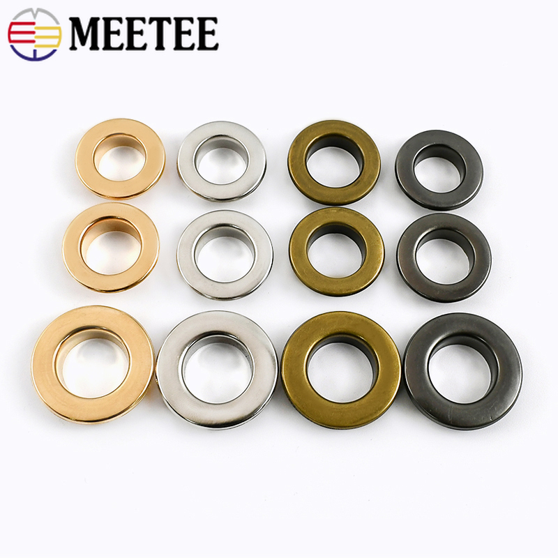 Leatherwork Eyelets - 50Pcs 3.5-15mm Metal Eyelet O Ring
