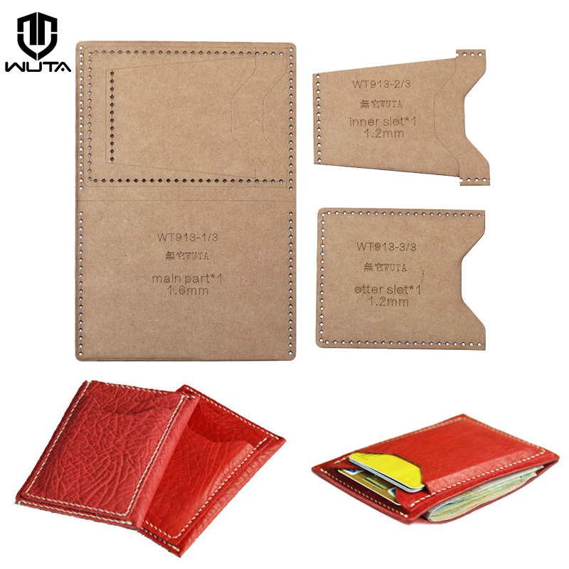 Leatherwork Patterns - WUTA 913 Mini Card Case Kraft
