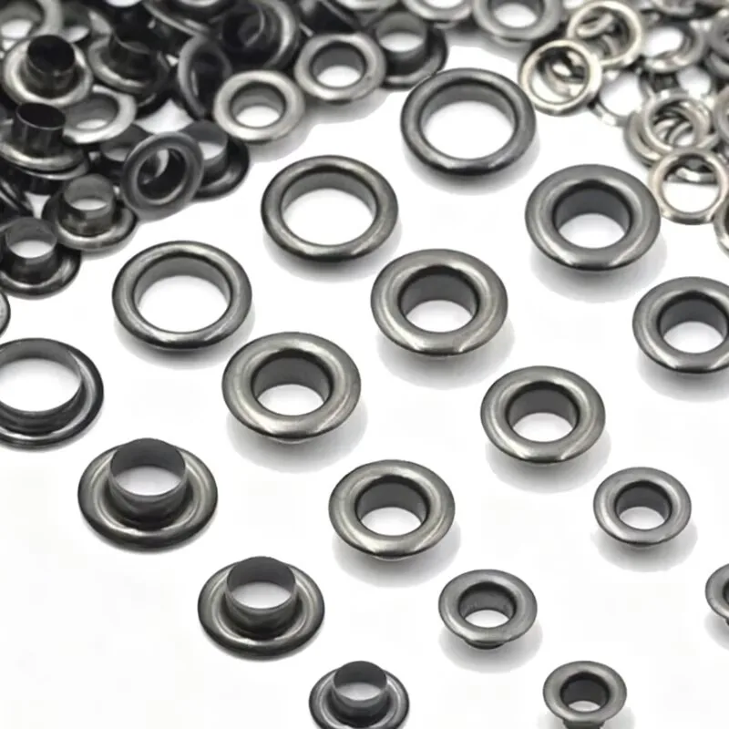 Leatherwork Eyelets - 100Sets Metal Eyelets Grommets Rings Kit