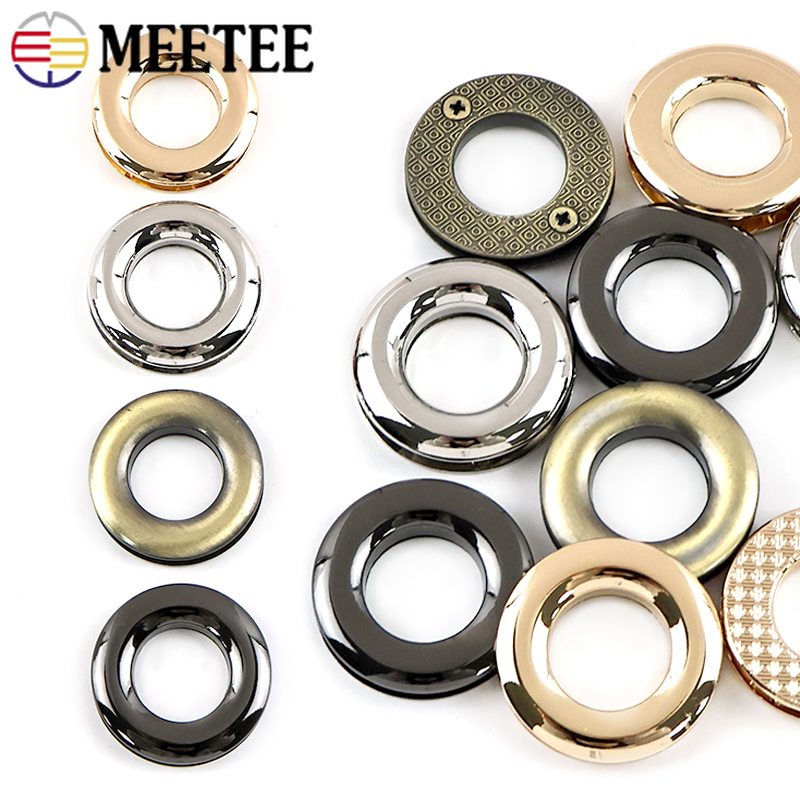Leatherwork Eyelets - 10Pcs 10-25mm O Ring Metal Buckles