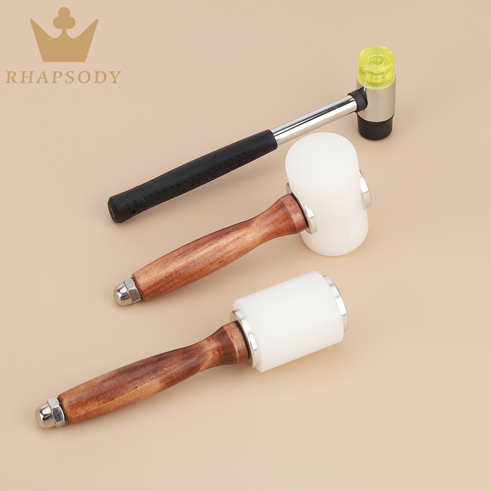 Leatherwork Punching Tool - Leather Craft Carving Hammer Cowhide Punch