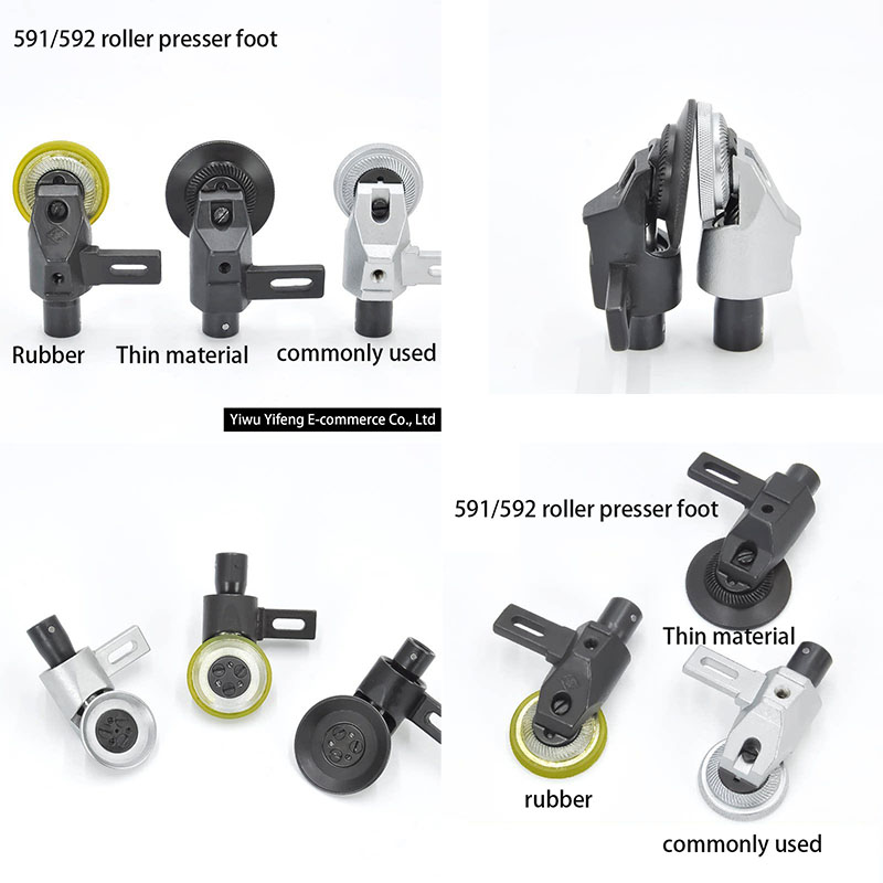 Leatherwork Roller - 591/592 Roller Presser Foot for Industrial