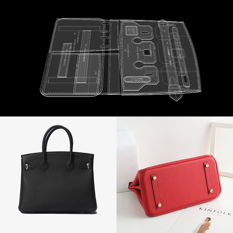 Leatherwork Patterns - New Acrylic Leather Template Shoulder Bag