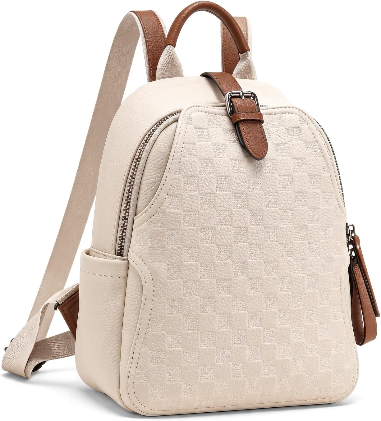 Leather Work Rucksack - Small Backpack Purse for Women, Cute