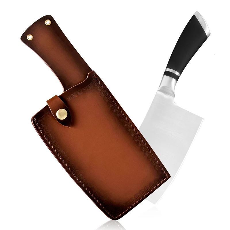 Leatherwork Roller - Kitchen Chef Cleaver Chopping Knife Sheath