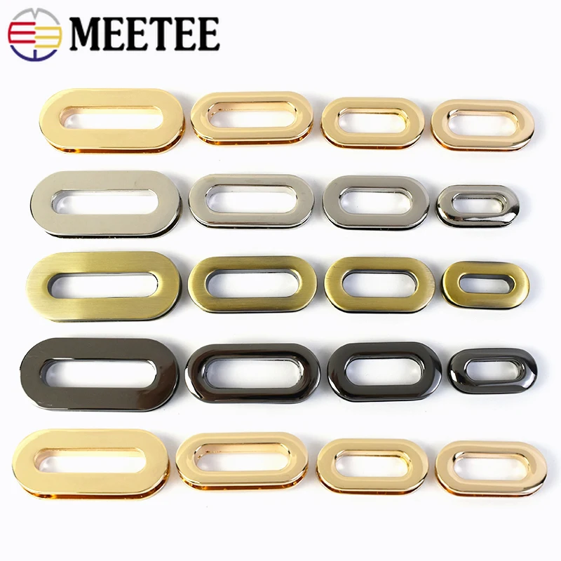Leatherwork Eyelets - 10/20Pcs Metal Oval Eyelets Buckle with