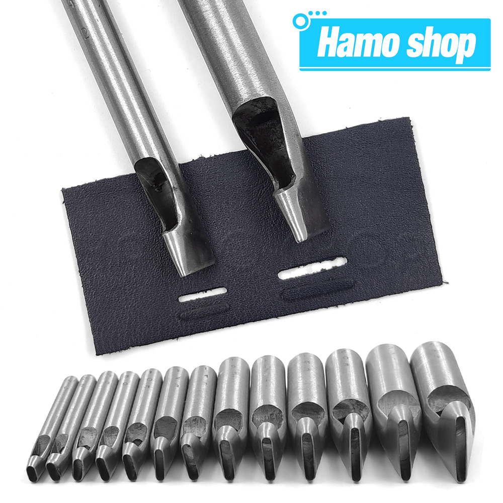 Leatherwork Punching Tool - 2mm/3mm Width Leather Oval Shape Hole