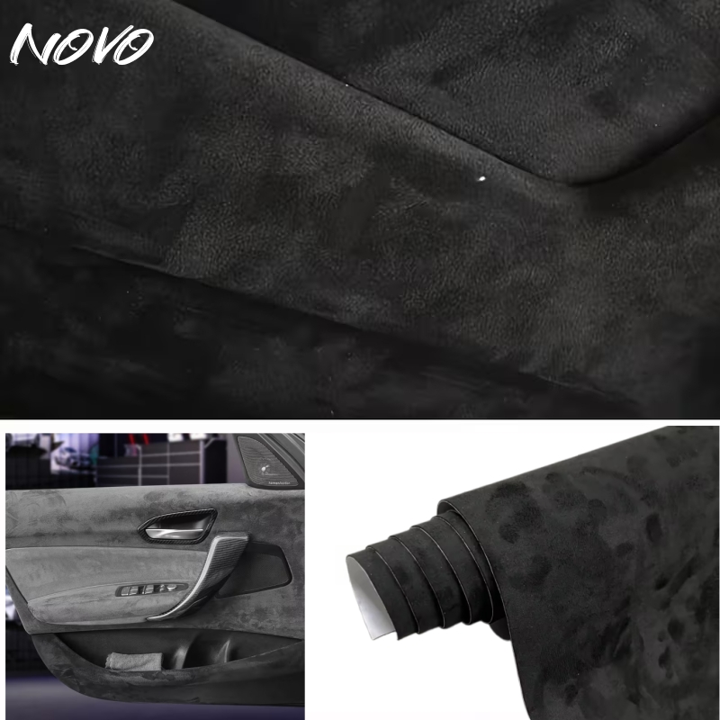 Leatherwork Vise - Max 200×150cm Suede Headliner Fabric Self-Adhesive
