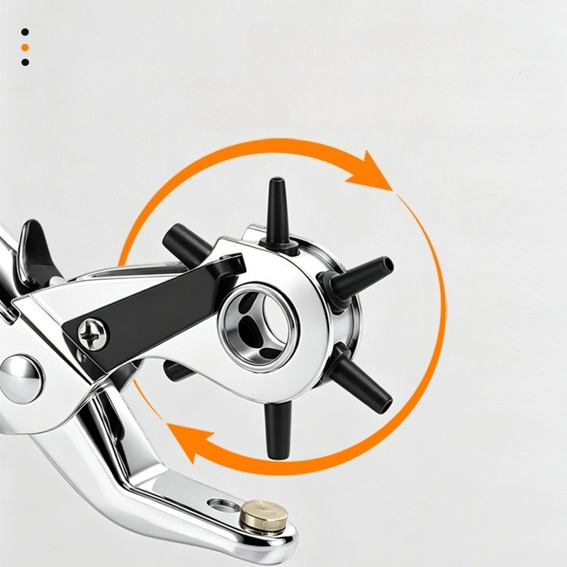 Leather Hole Punch Plier 9 Inc - огляд і ціна Leather Punch Revolving
