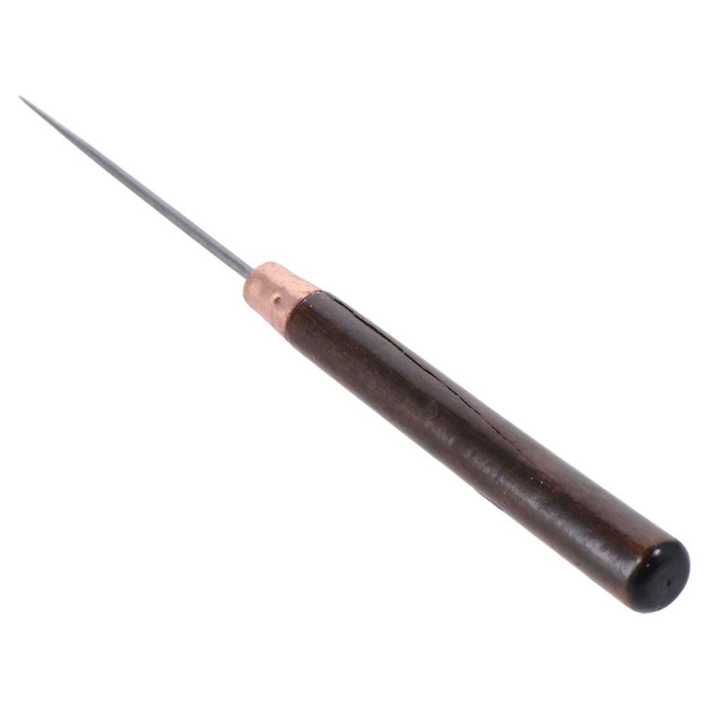 3Pcs Wooden Handle Scratch Awl - огляд і ціна Leatherwork Punching Tool