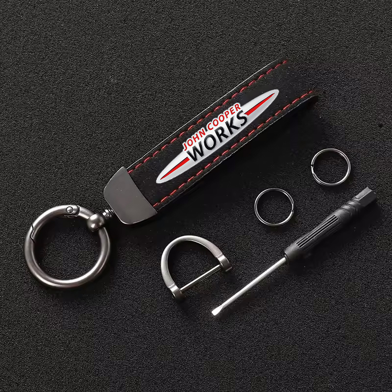 For Mini WORKS Cooper One JCW  - огляд і ціна Leatherwork Logo