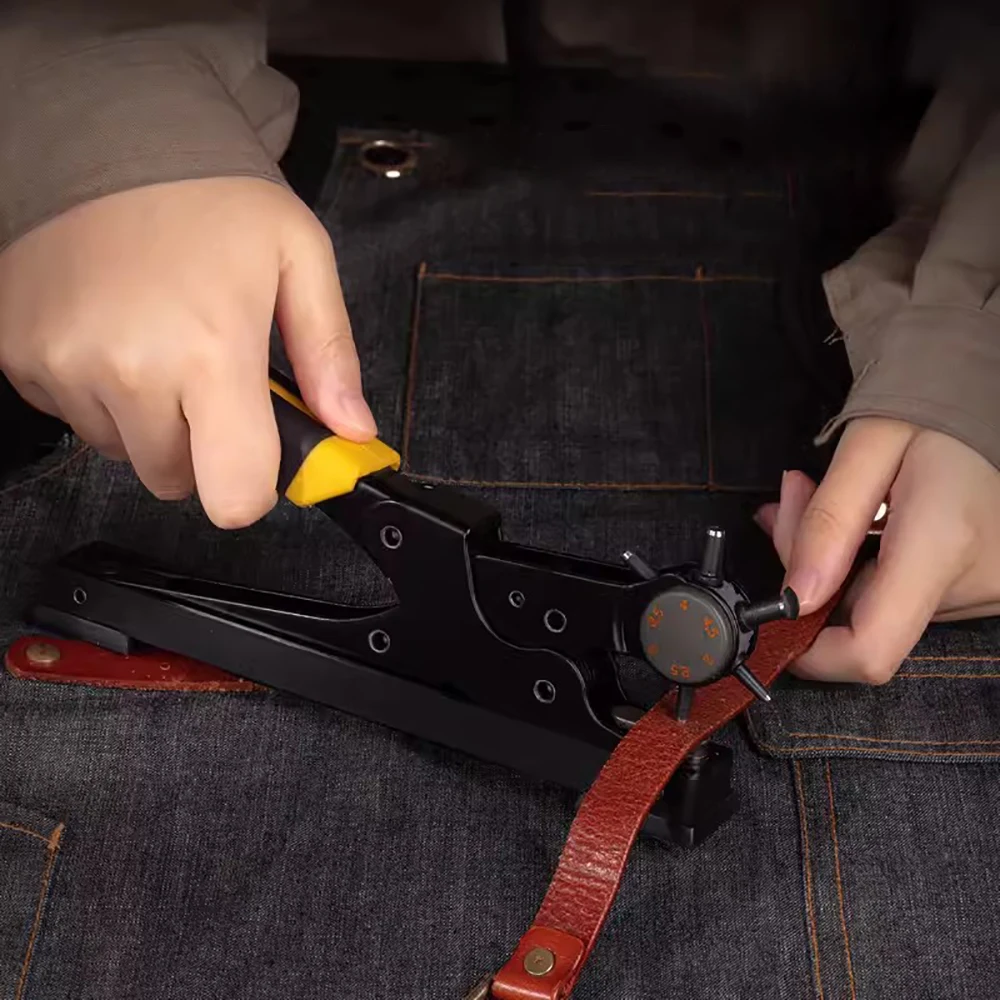 Leather Hole Puncher, Revolvin - огляд і ціна Leather Punch Revolving
