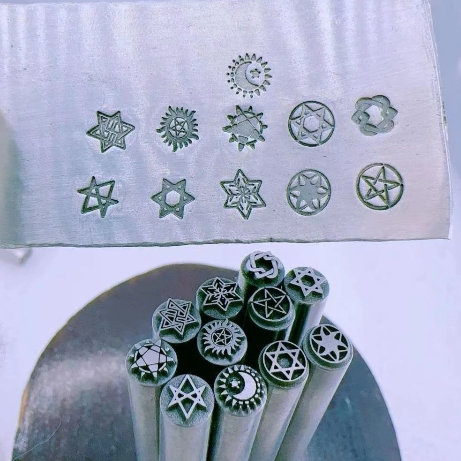 5mm Moon Star Design Metal Sta - огляд і ціна Leatherwork Punching Tool