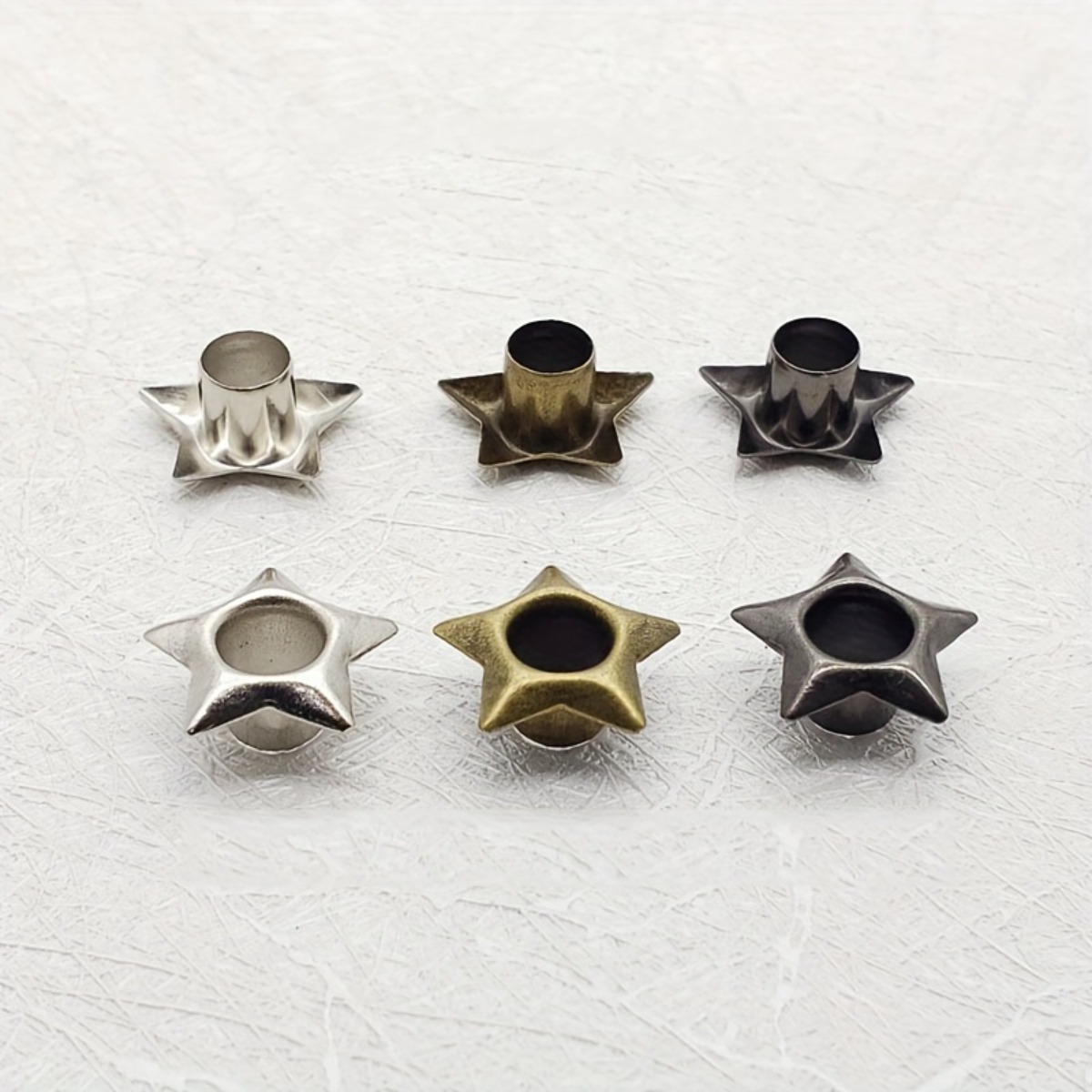 20PCS Star-shaped Eyelets 5mm  - огляд і ціна Leatherwork Eyelets
