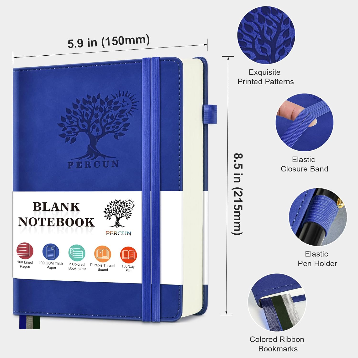 Blank Journal Notebook 160 Pag - огляд і ціна Leatherwork Images