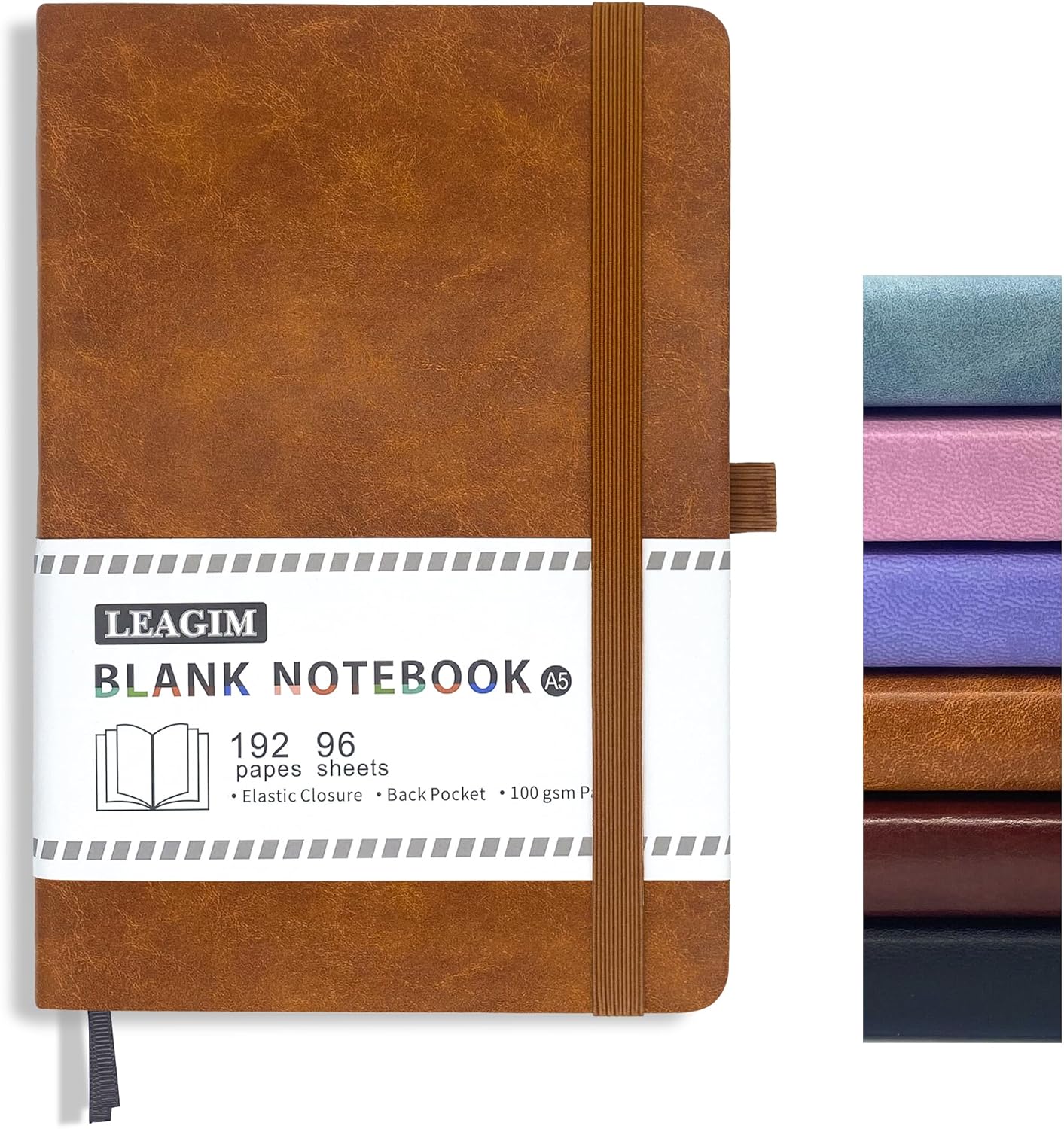 A5 Blank Journal Notebook, 192 - огляд і ціна Leatherwork Images