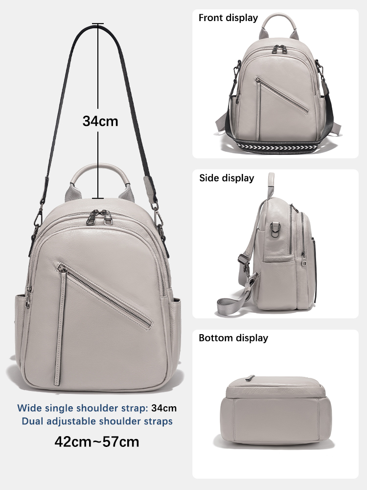 Zency Women's Genuine Leather  - огляд і ціна Leather Work Rucksack