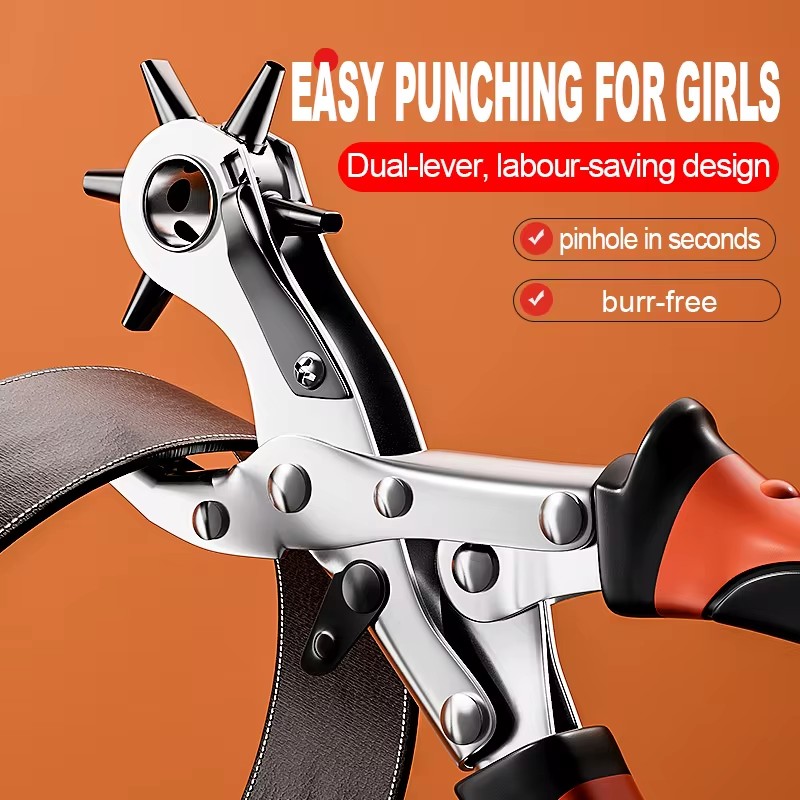 Leather Hole Punch Pliers Tool - огляд і ціна Leatherwork Eyelets
