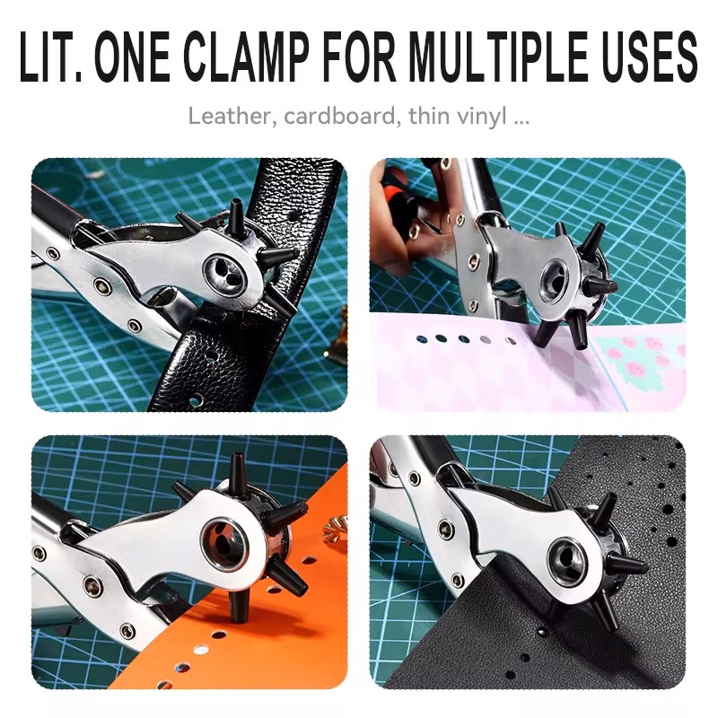 Leather Hole Punch Pliers Tool - огляд і ціна Leatherwork Eyelets