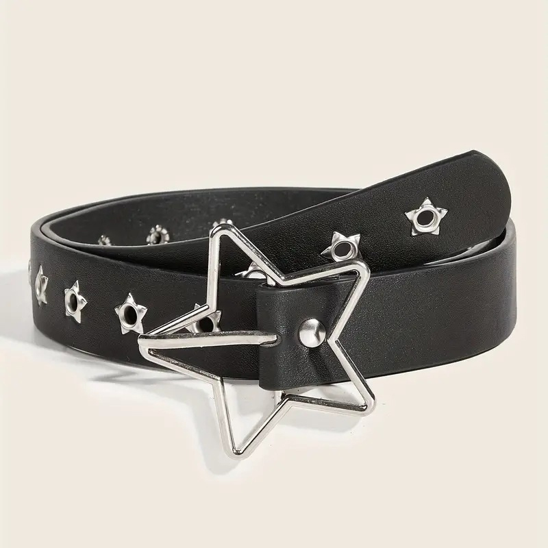 Y2K Punk Star Eyelet Black Riv - огляд і ціна Leatherwork Eyelets