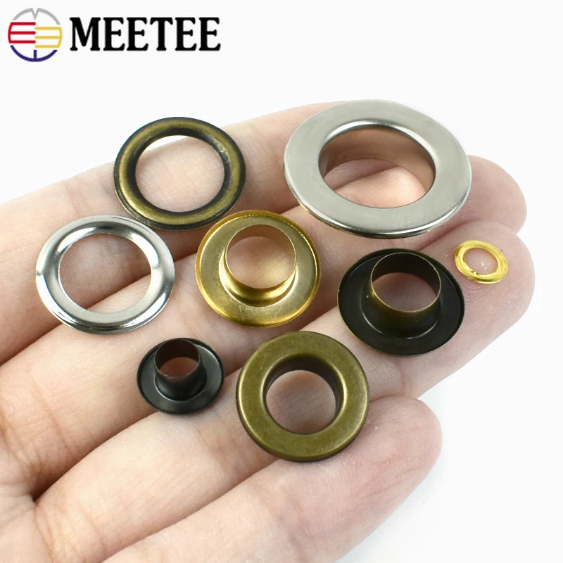 50Pcs 3.5-15mm Metal Eyelet O  - огляд і ціна Leatherwork Eyelets