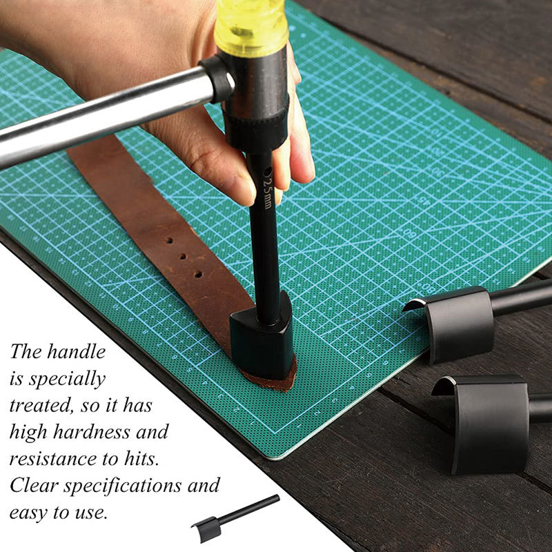 Leather Belt end Cutter Punch  - огляд і ціна Leather Punch Revolving