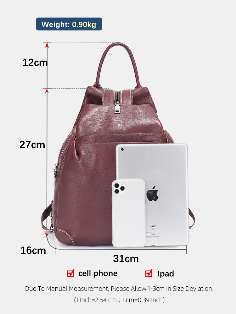 Zency Genuine Leather Women's  - огляд і ціна Leather Work Rucksack