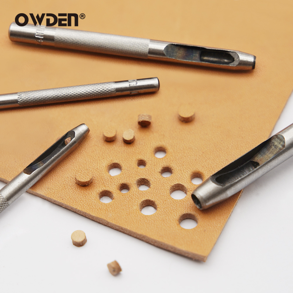 6pcs Leather Hole Punching Too - огляд і ціна Leatherwork Punching Tool