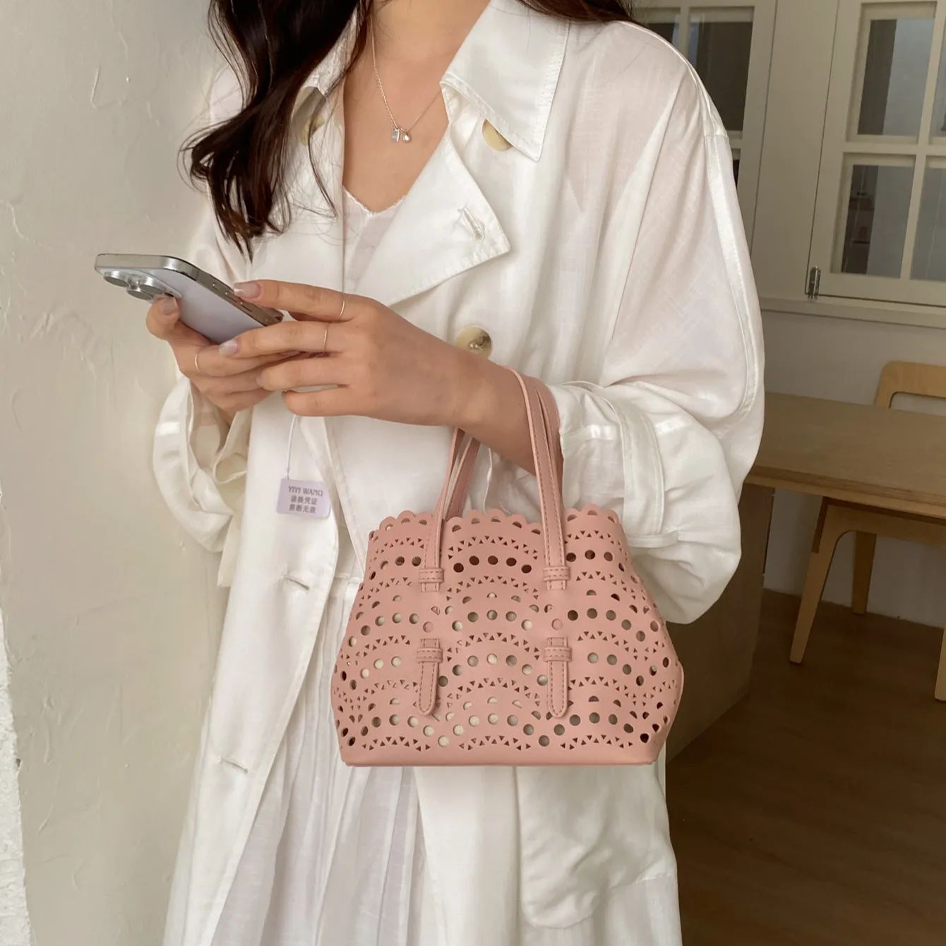Red Hollow Printed Crossbody B - огляд і ціна Leather Work Handbags For Women