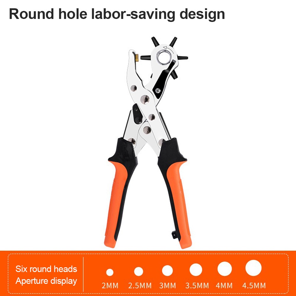 Portable Metal Leather Hole Pu - огляд і ціна Leather Punch Revolving