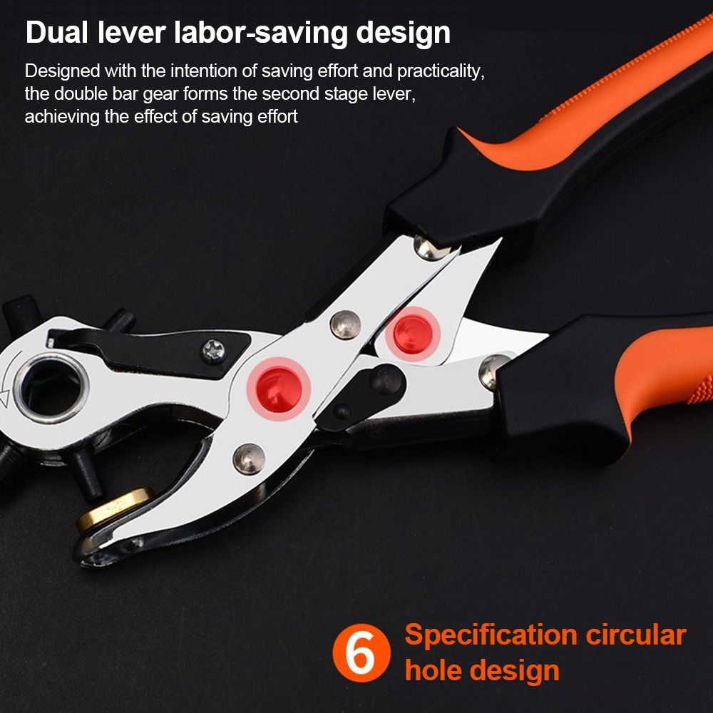 Portable Metal Leather Hole Pu - огляд і ціна Leather Punch Revolving