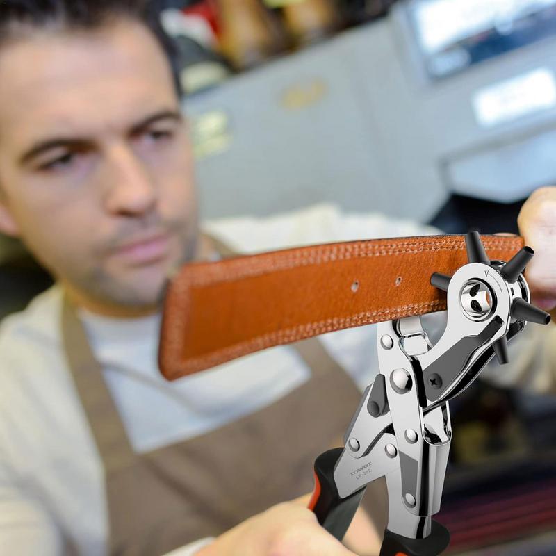 Leather Belt Hole Punch Plier  - огляд і ціна Leather Punch Revolving