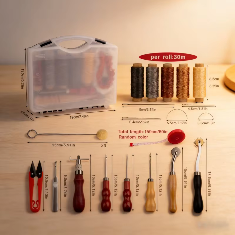 Leather Craft Tool Kit Leather - огляд і ціна Leatherwork Punching Tool