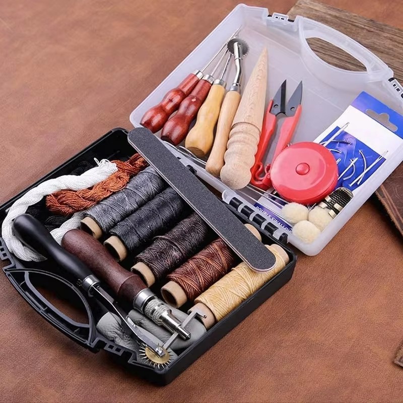 Leather Craft Tool Kit Leather - огляд і ціна Leatherwork Punching Tool