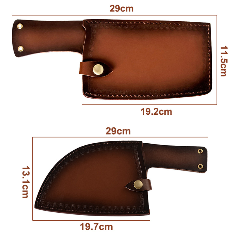 Kitchen Chef Cleaver Chopping  - огляд і ціна Leatherwork Roller