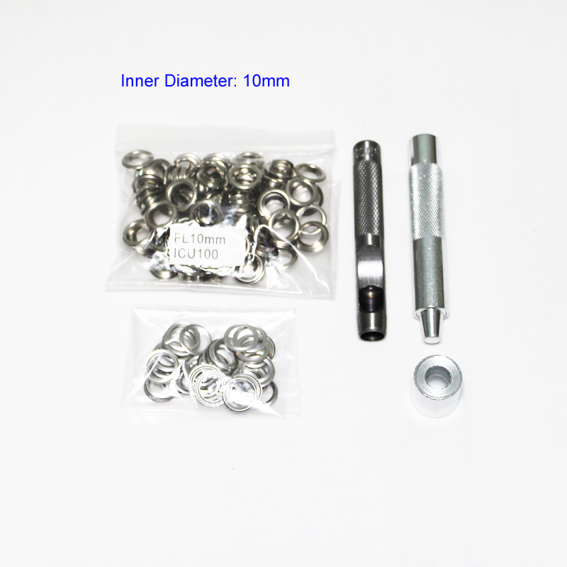 4mm-14mm 100 Set Silver Eyelet - огляд і ціна Leatherwork Eyelets