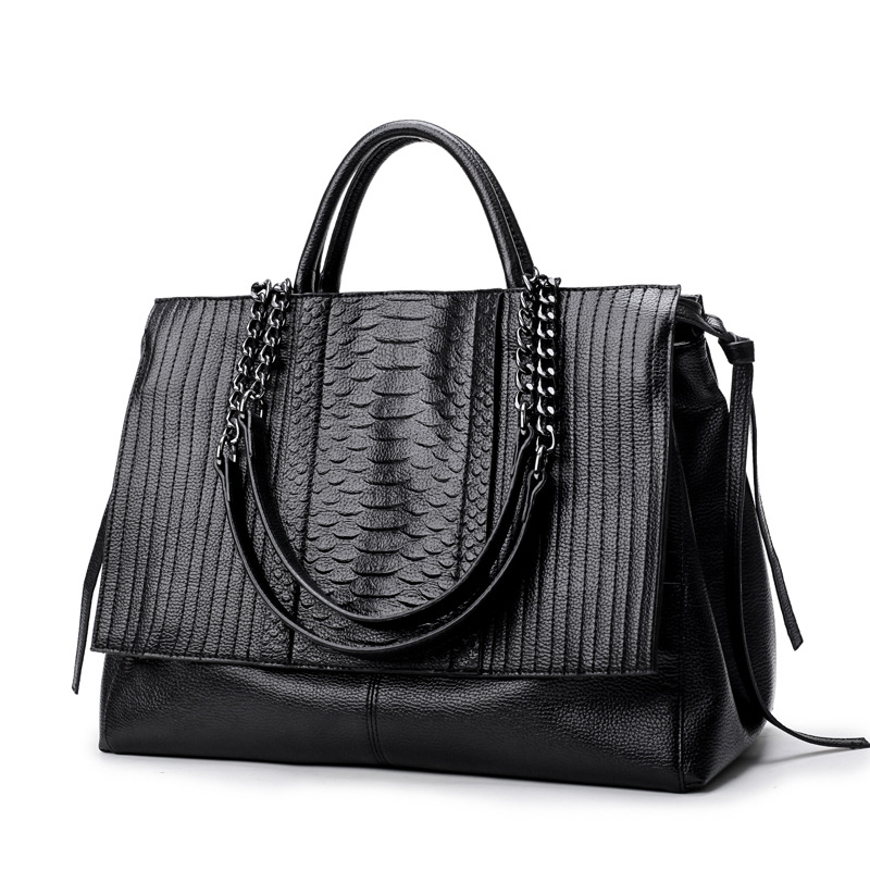 Elegant Tote Bag With Zipper,  - огляд і ціна Leather Work Handbags For Women