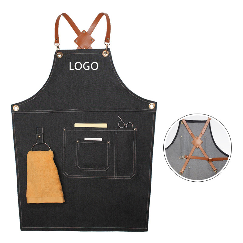 Floral PU Leather Straps Denim - огляд і ціна Leatherwork Logo