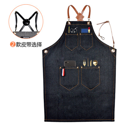 Floral PU Leather Straps Denim - огляд і ціна Leatherwork Logo
