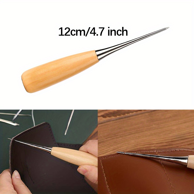2pcs Leather Hand Stitching Aw - огляд і ціна Leatherwork Punching Tool