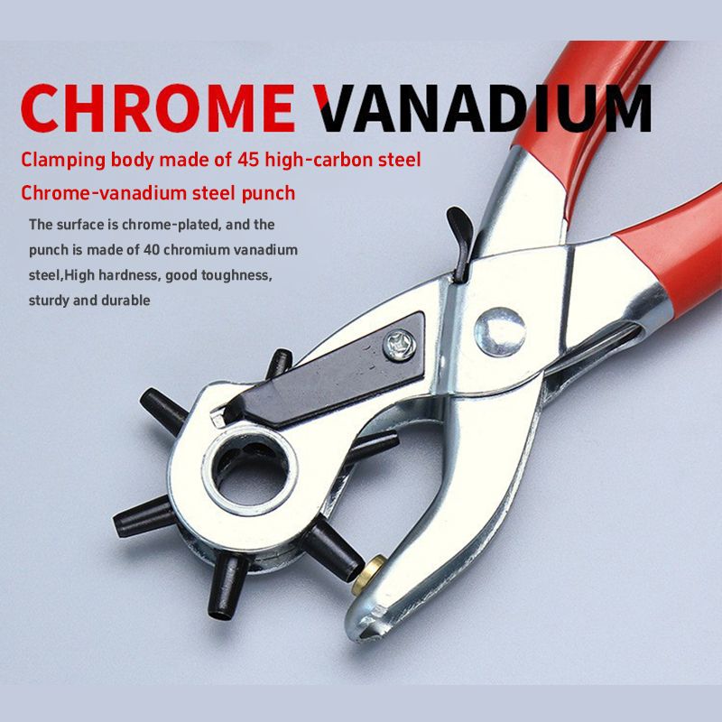 Leather Belt Hole Punch Plier  - огляд і ціна Leather Punch Revolving