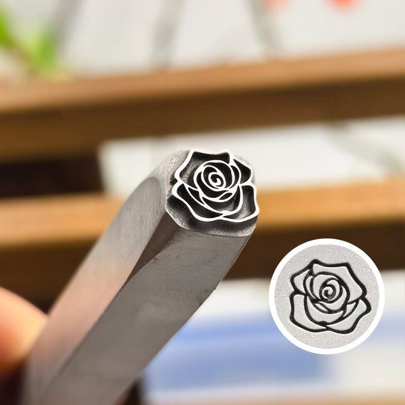 5/7mm Flower Pattern Metal Sta - огляд і ціна Leatherwork Patterns