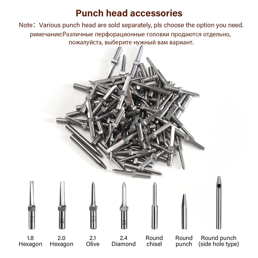WUTA 20 Pcs Replaceable Round  - огляд і ціна Leather Punch Revolving