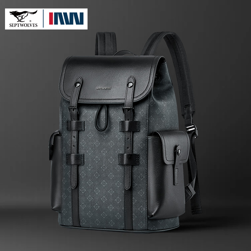 Septwolves High Quality Busine - огляд і ціна Leather Work Rucksack
