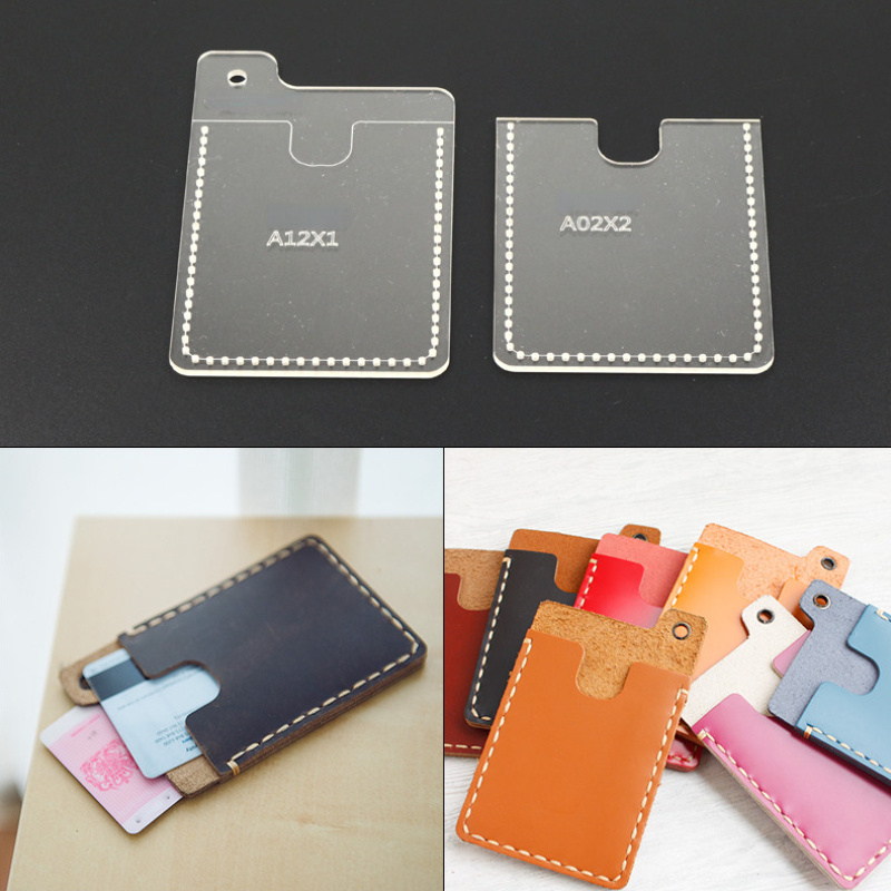 2pcs/set DIY Leather Card Cove - огляд і ціна Leatherwork Patterns