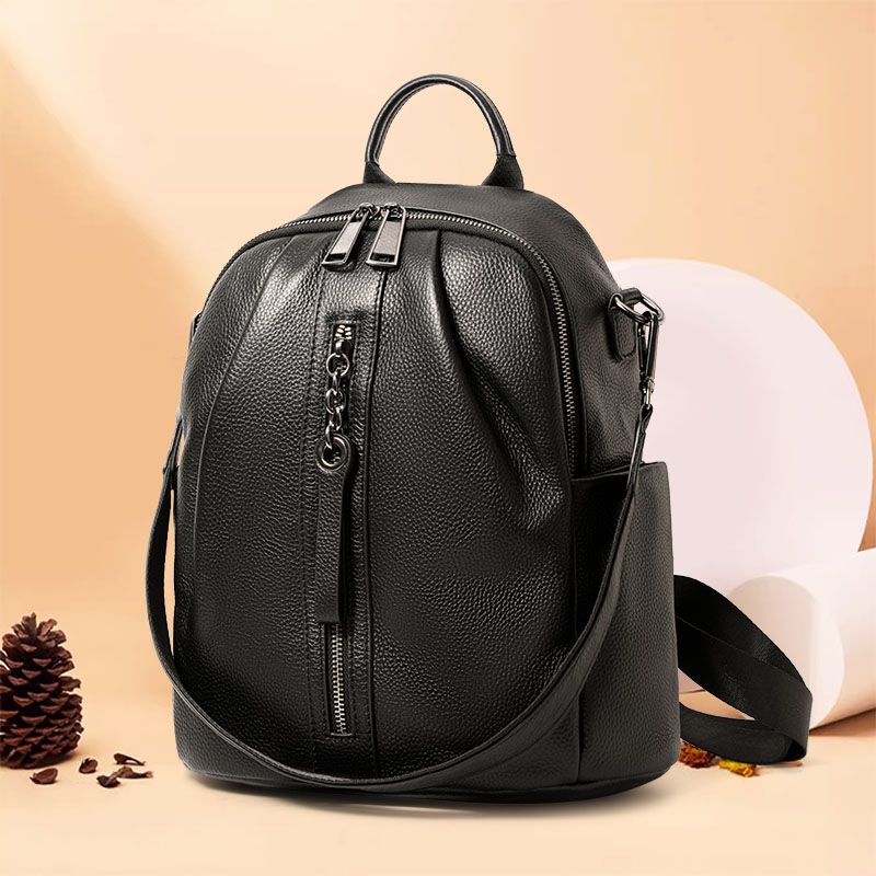 Genuine Cowhide Anti Theft Bac - огляд і ціна Leather Work Rucksack